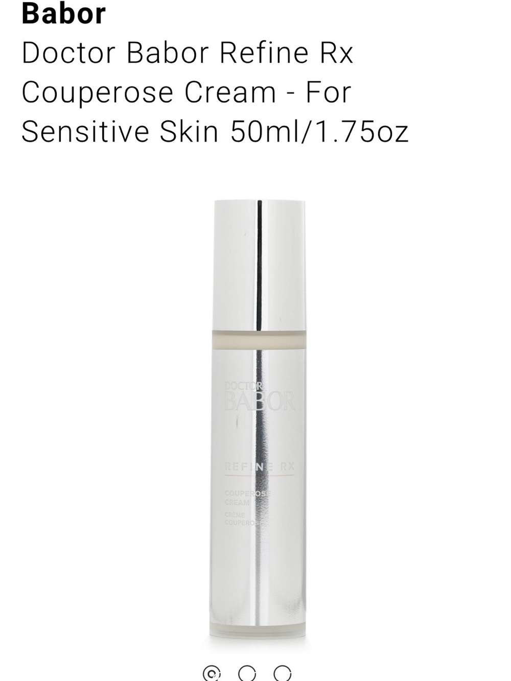 Babor Doctor Refine Rx Couperose Cream - White